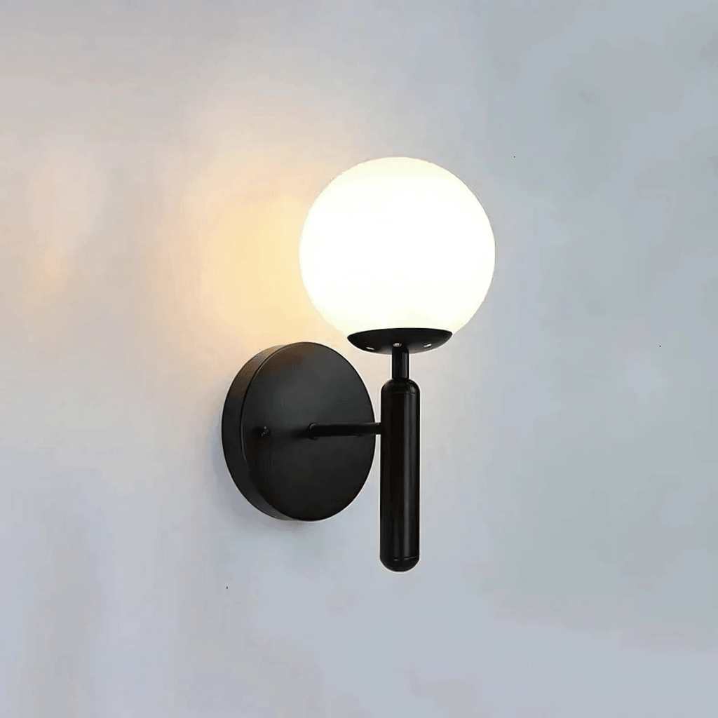 Bauer Black Wall Light