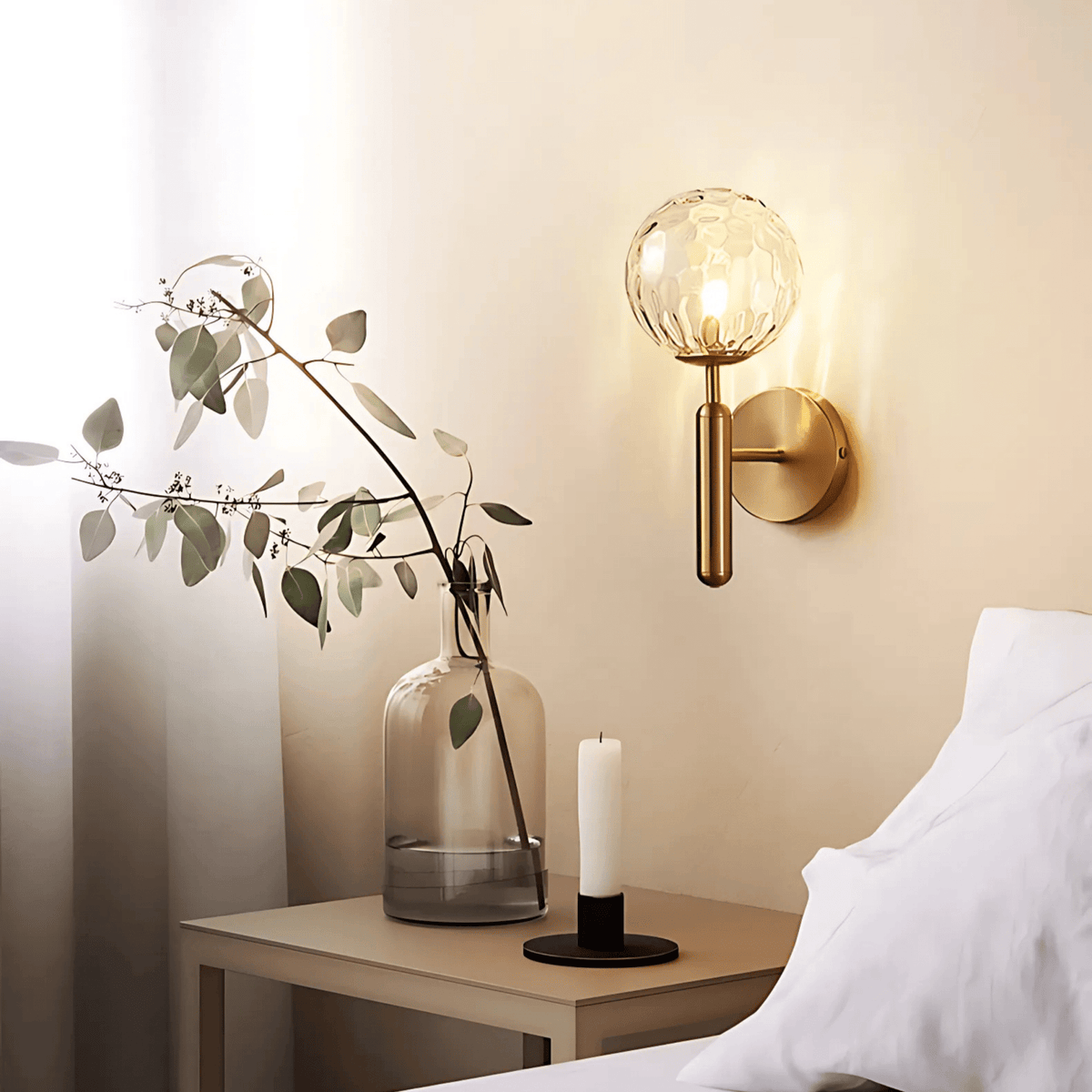 Bauer Brass Wall Light