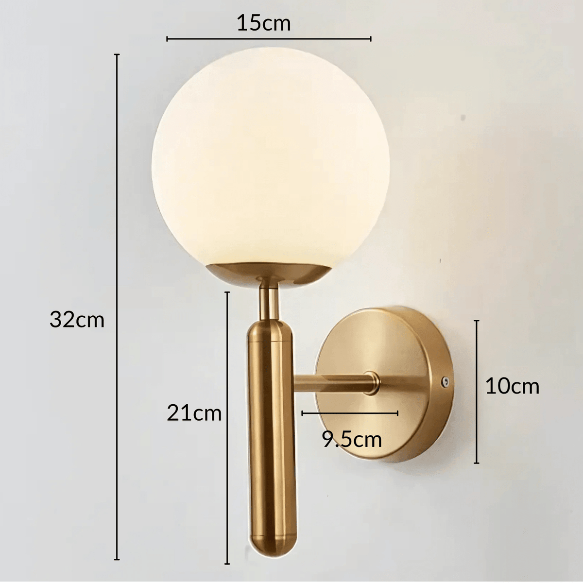 Bauer Brass Wall Light – alternate view 8