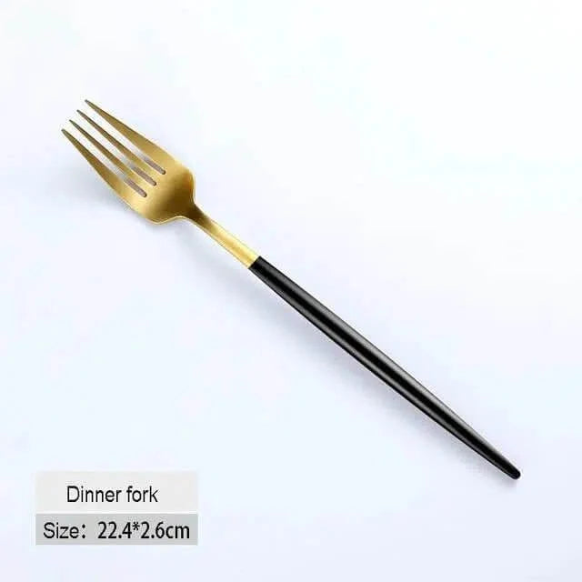 Black & Gold Cutlery Set – alternate view 10