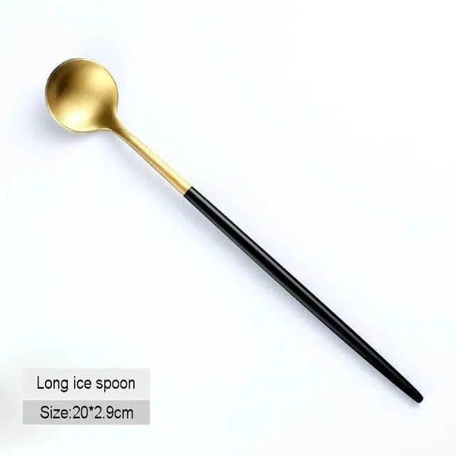 Black & Gold Cutlery Set – alternate view 7