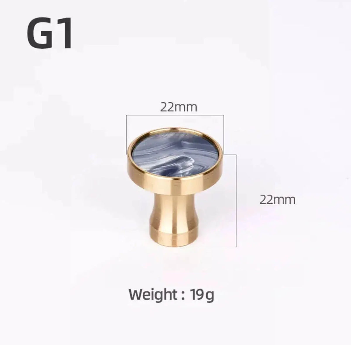 Brass and Stone Handles – alternate view 27