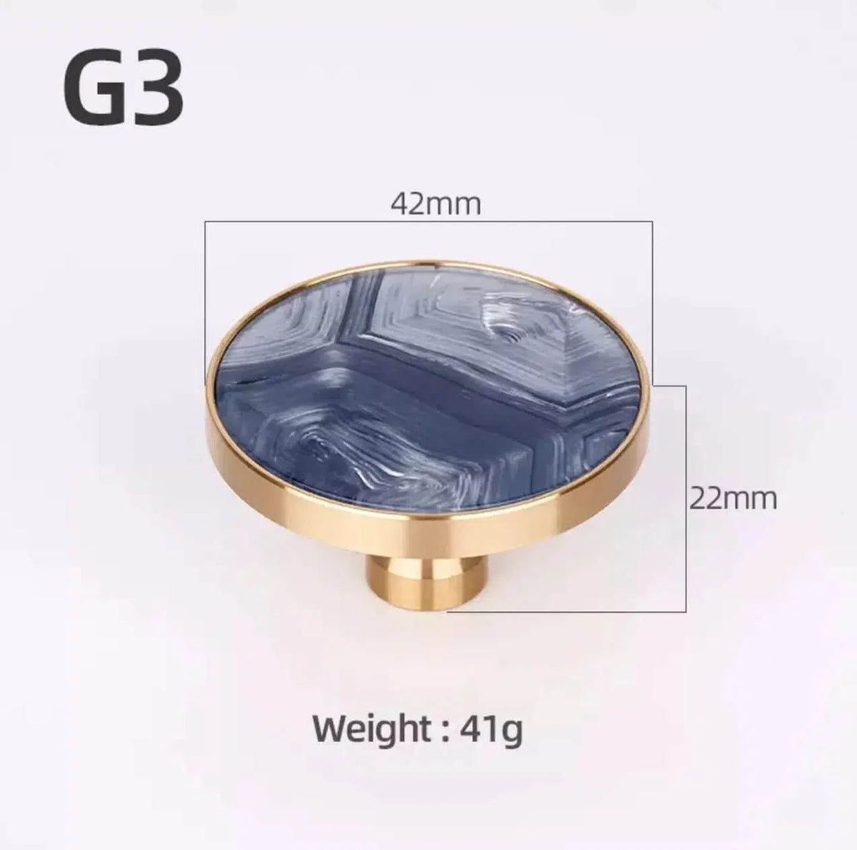 Brass and Stone Handles – alternate view 29