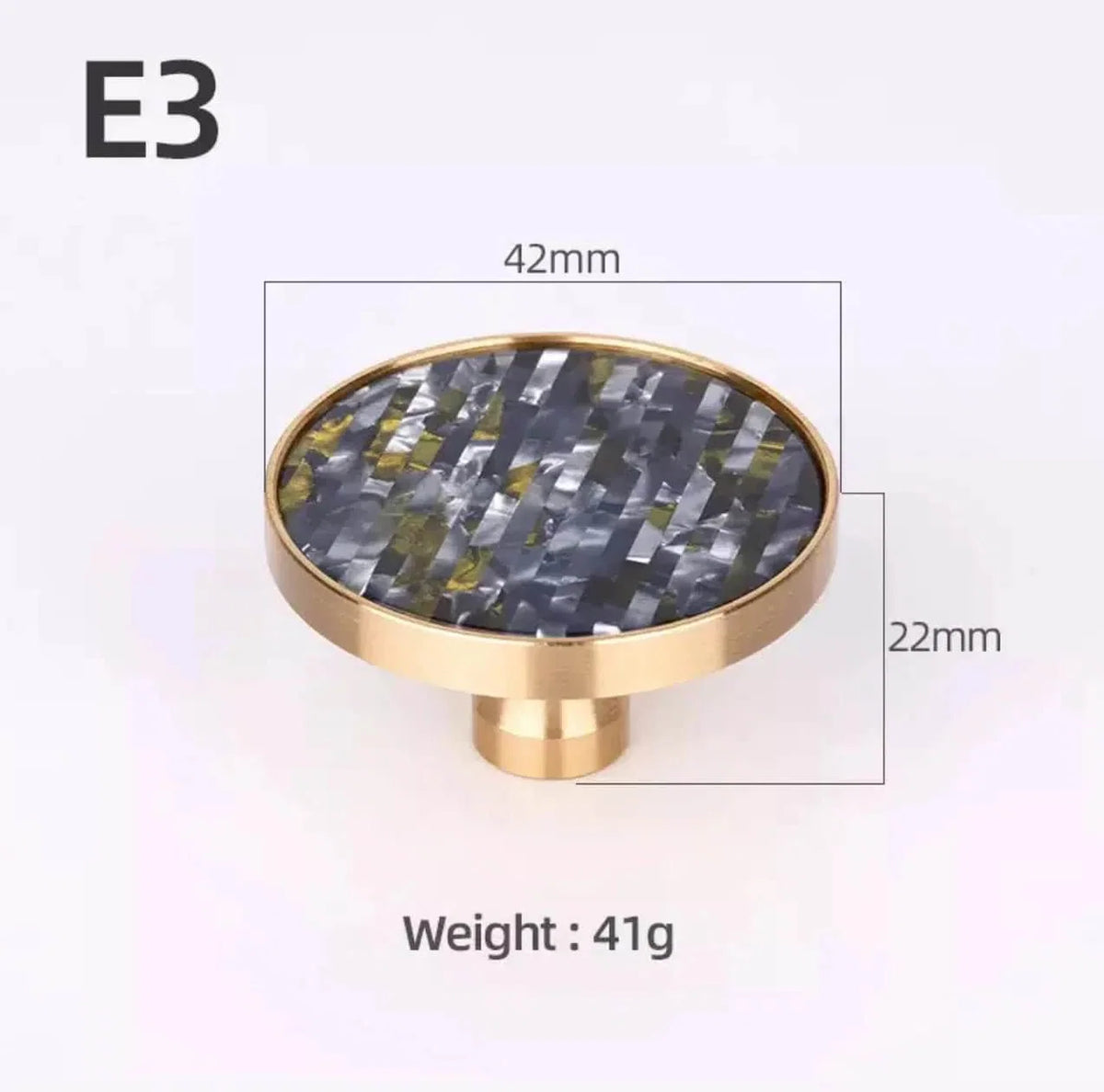 Brass and Stone Handles – alternate view 23