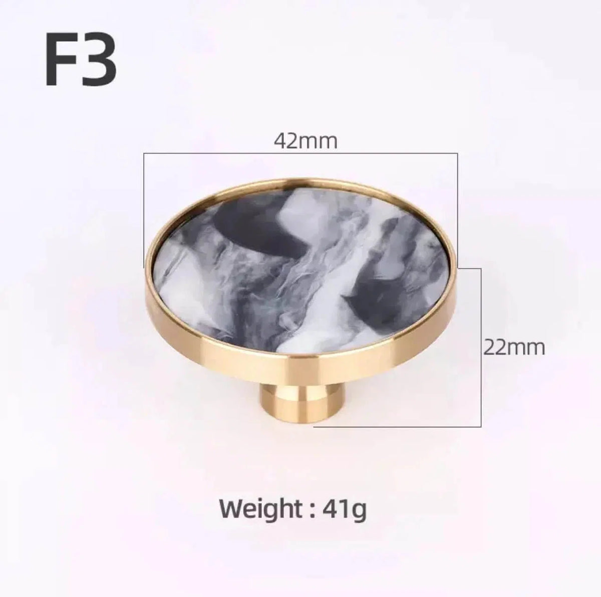 Brass and Stone Handles – alternate view 26