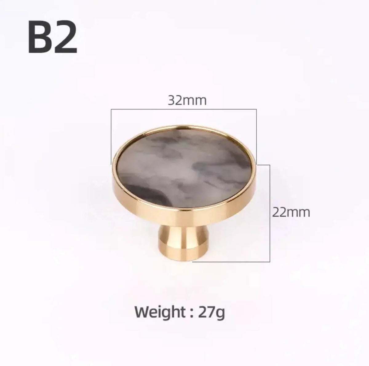 Brass and Stone Handles – alternate view 13