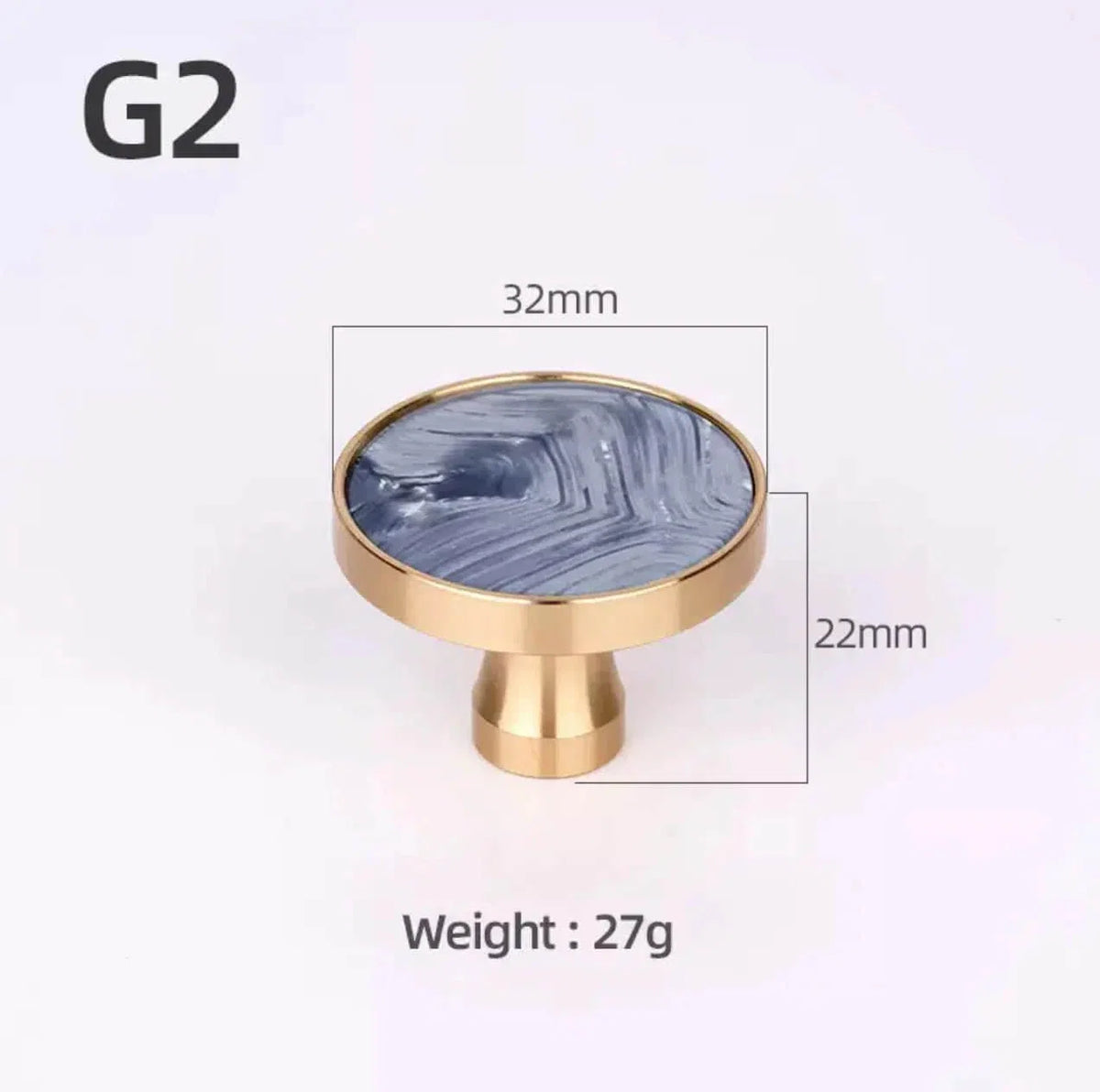 Brass and Stone Handles – alternate view 28