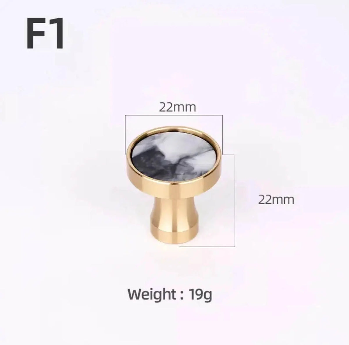 Brass and Stone Handles – alternate view 24