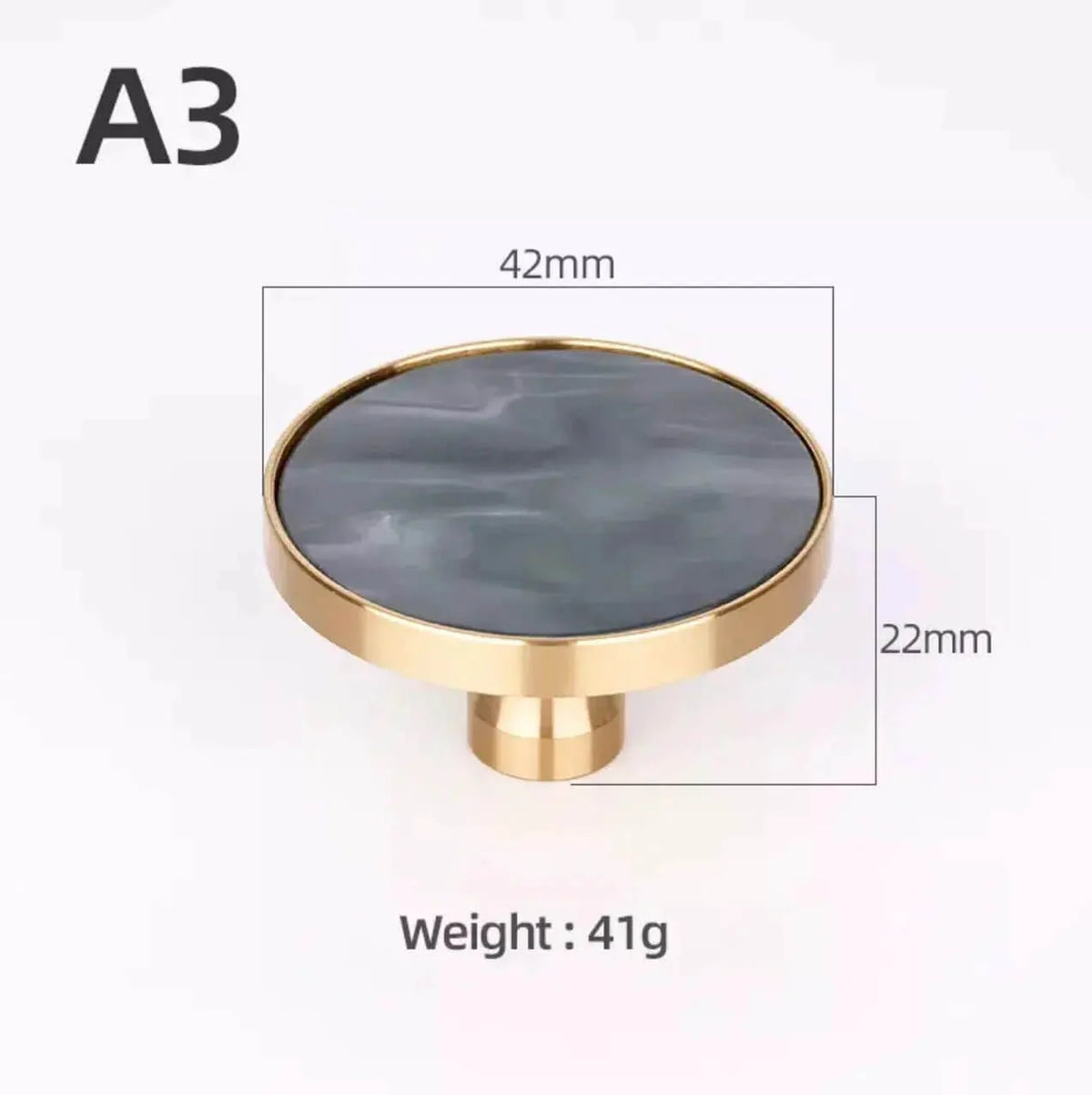 Brass and Stone Handles – alternate view 11