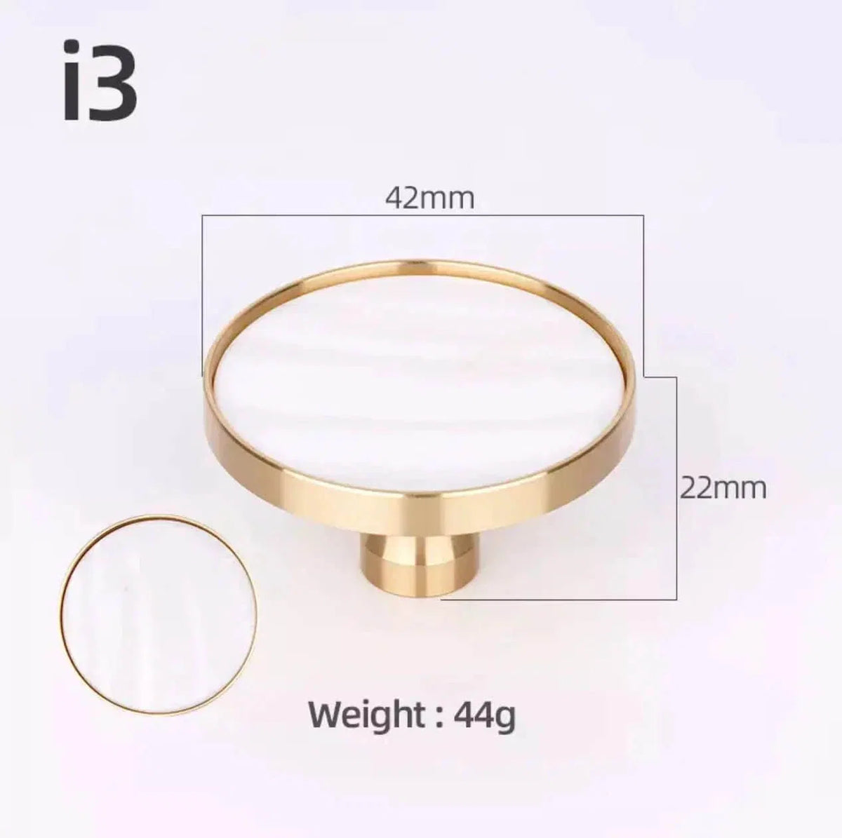Brass and Stone Handles – alternate view 35