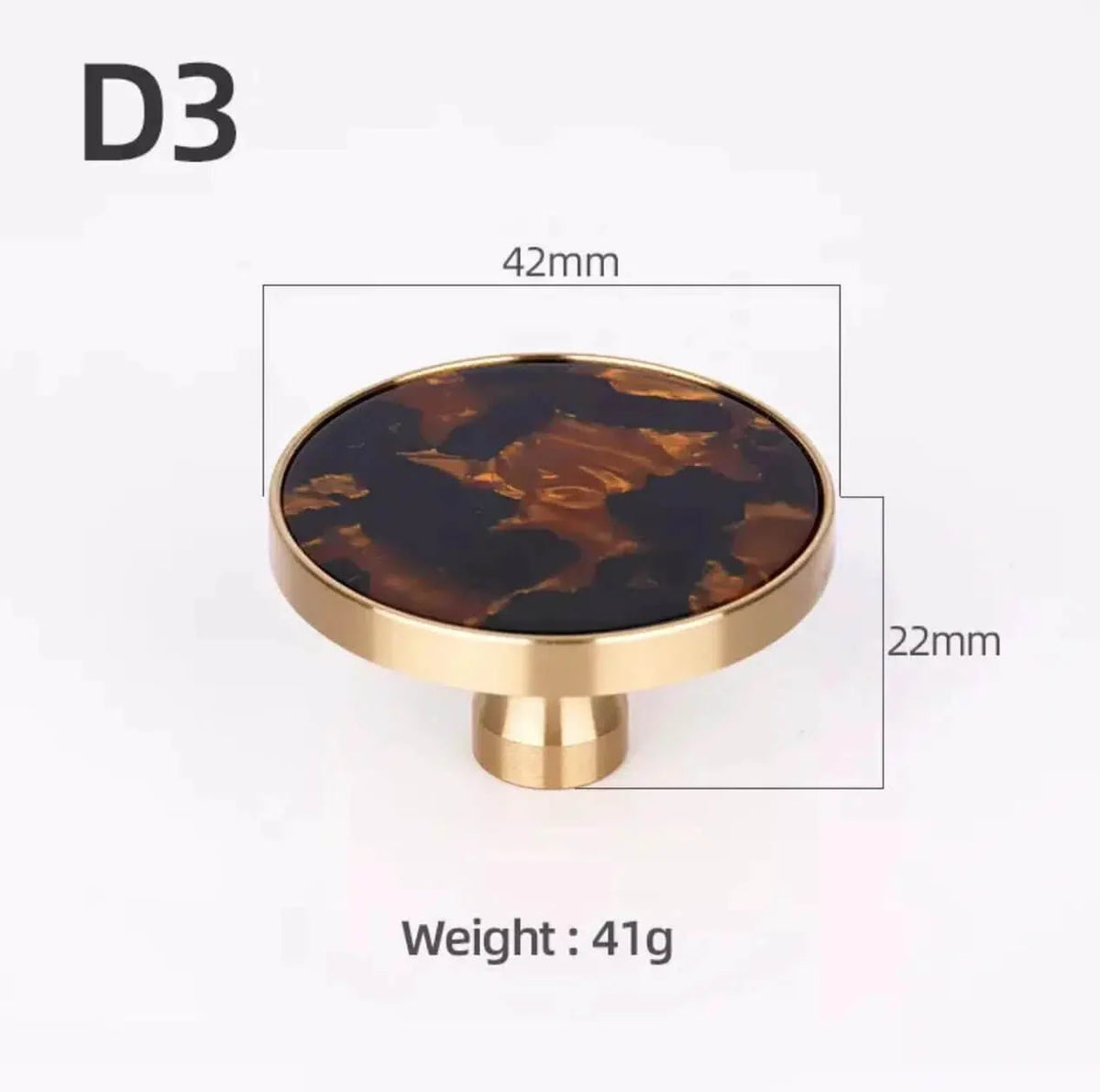 Brass and Stone Handles – alternate view 20