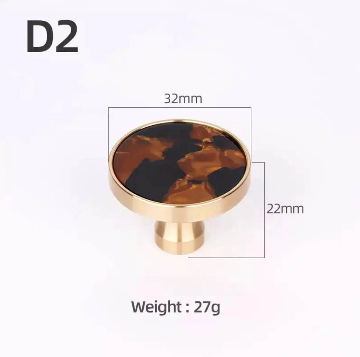 Brass and Stone Handles – alternate view 19