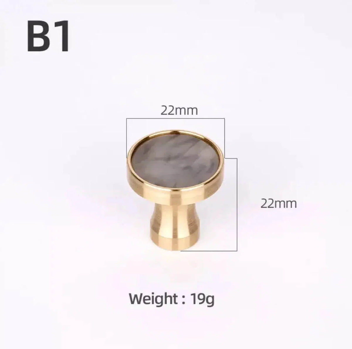 Brass and Stone Handles – alternate view 12