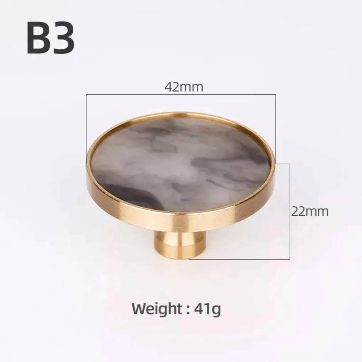 Brass and Stone Handles – alternate view 14