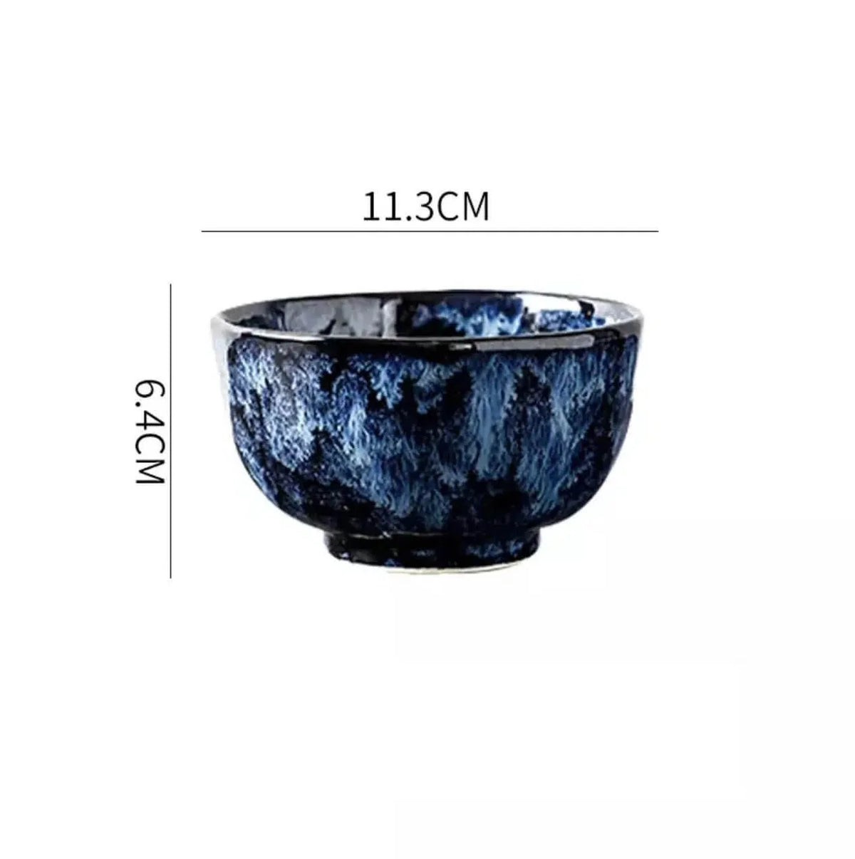 Cat Blue Japanese Style Tableware – alternate view 11