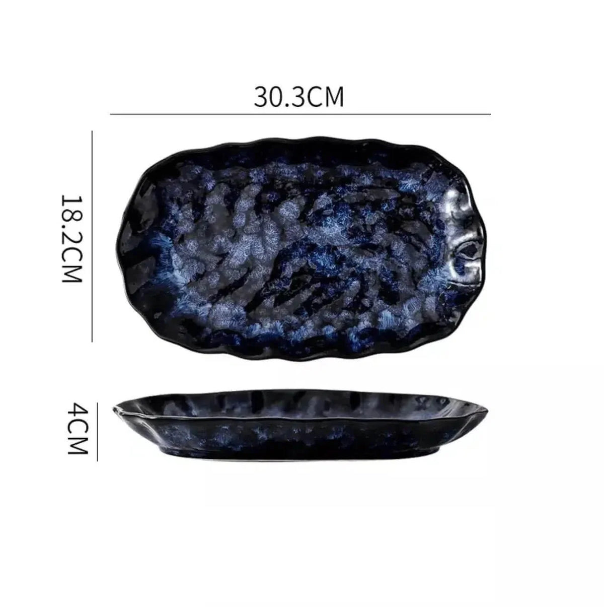 Cat Blue Japanese Style Tableware – alternate view 14