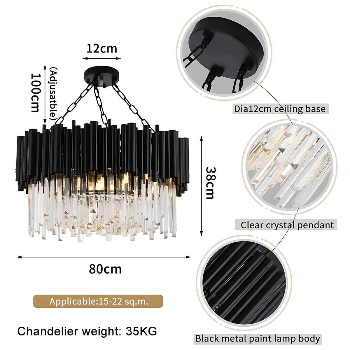 Chelsea Chandelier – alternate view 20