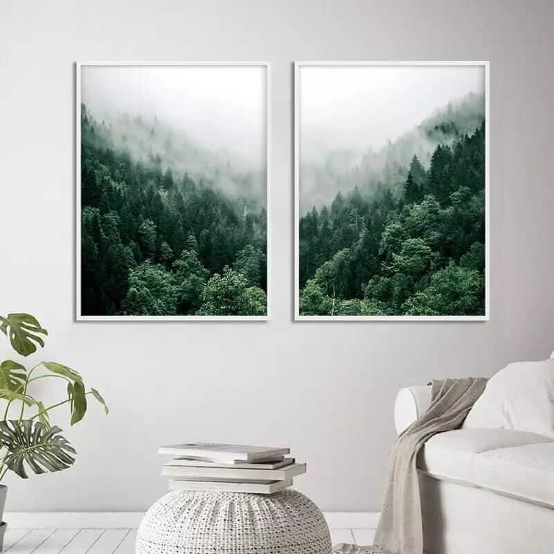 Foggy Forest Print – alternate view 3
