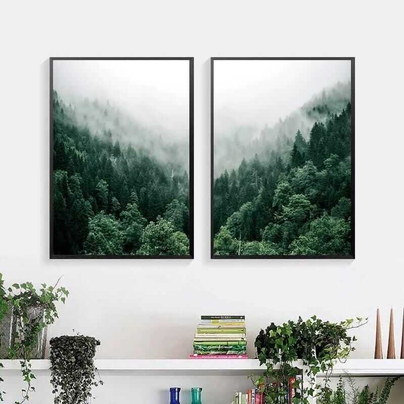 Foggy Forest Print – alternate view 2