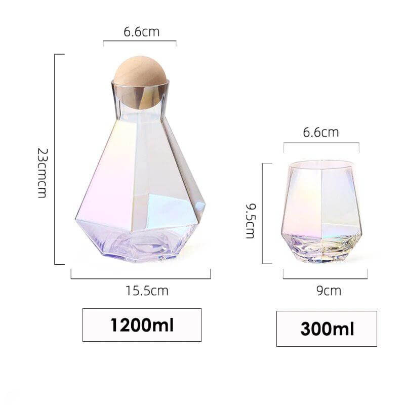 Hexagonal Glass Pitcher Set – alternate view 22