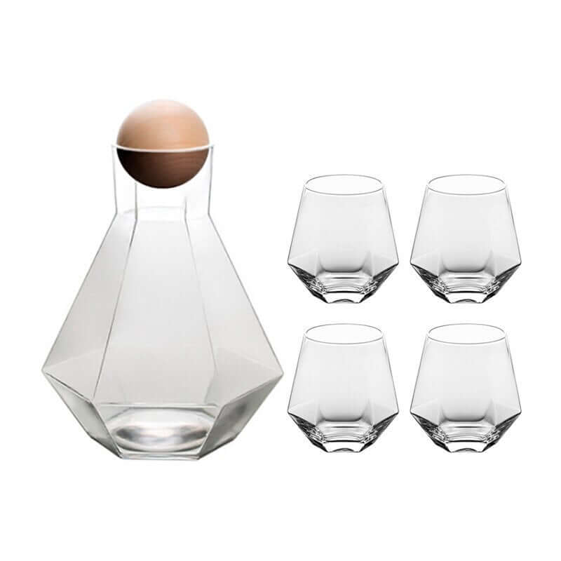Hexagonal Glass Pitcher Set – alternate view 18