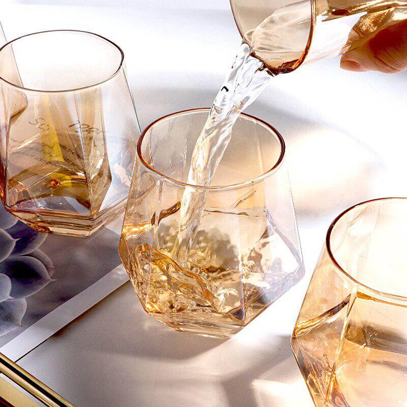 Hexagonal Glass Pitcher Set – alternate view 8