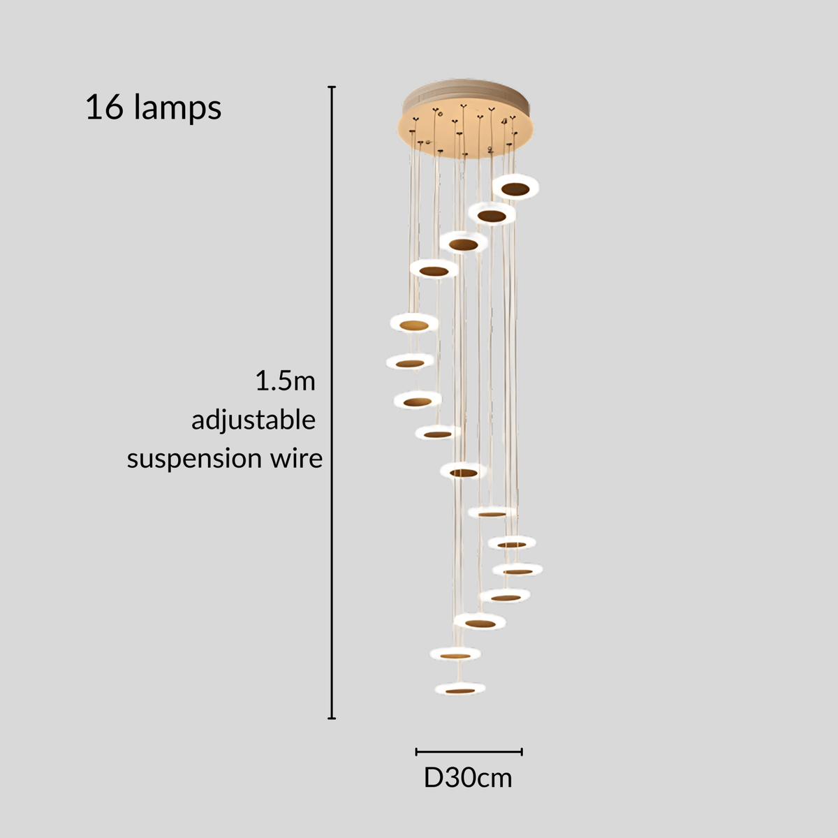 Infinity Chandelier – alternate view 5