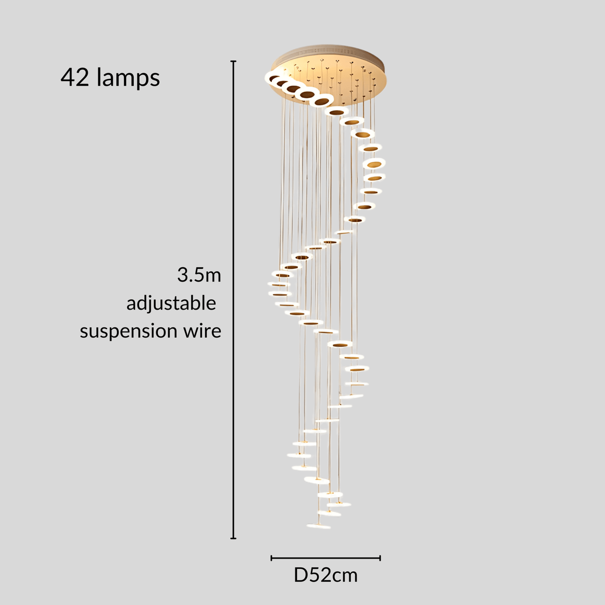 Infinity Chandelier – alternate view 7