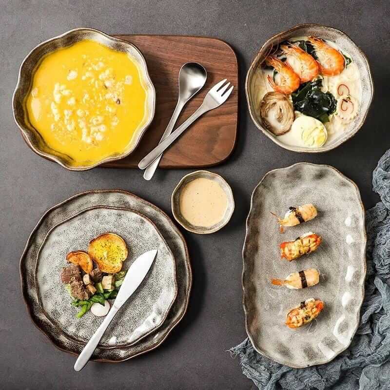 Irregular Stone Grain Bowls & Plates – alternate view 6