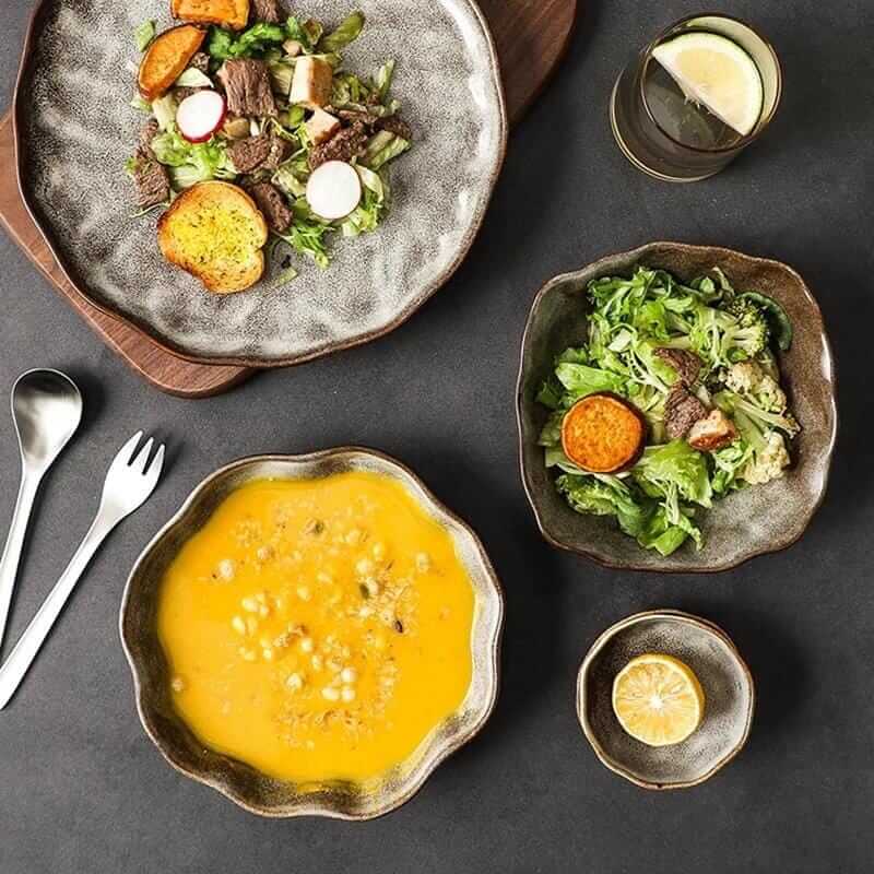 Irregular Stone Grain Bowls & Plates – alternate view 2