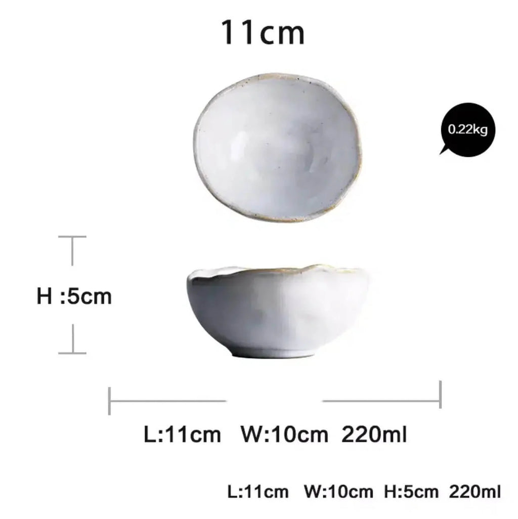 Irregular White Ceramic Plates & Dishes – alternate view 7