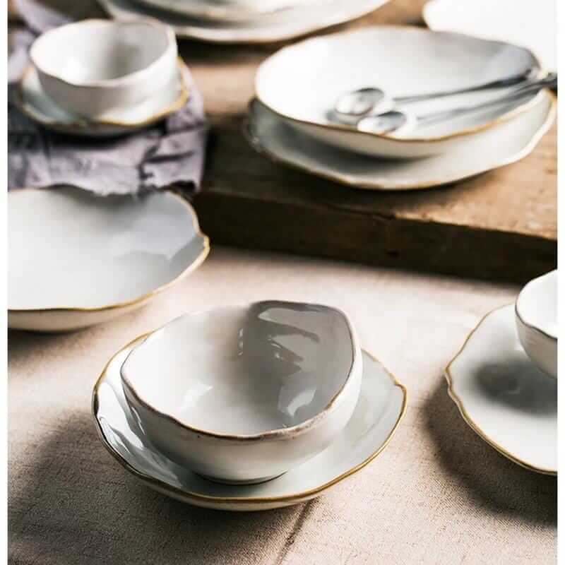 Irregular White Ceramic Plates & Dishes – alternate view 6