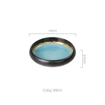 Japanese Glaze Ceramic Plates – alternate view 8
