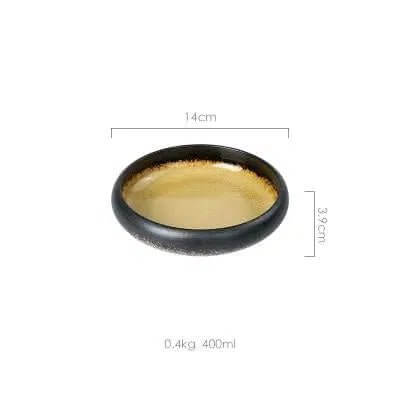 Japanese Glaze Ceramic Plates – alternate view 6