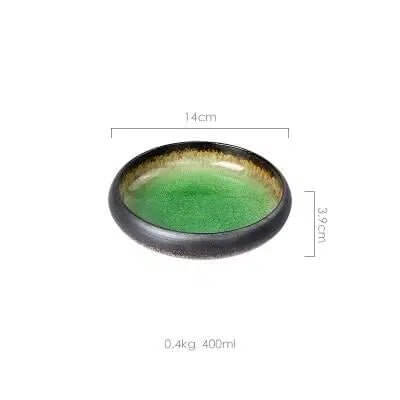 Japanese Glaze Ceramic Plates – alternate view 10