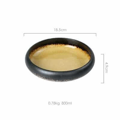 Japanese Glaze Ceramic Plates – alternate view 7