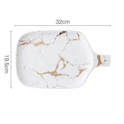 Marble Glaze Ceramic Party Tableware – alternate view 24