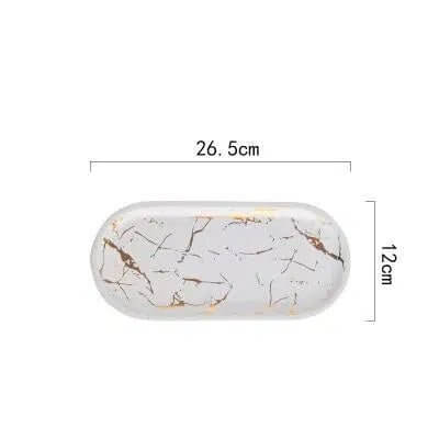 Marble Glaze Ceramic Party Tableware – alternate view 7