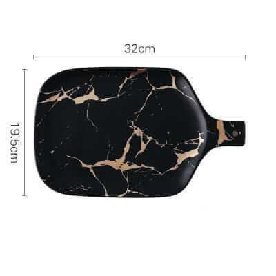 Marble Glaze Ceramic Party Tableware – alternate view 6