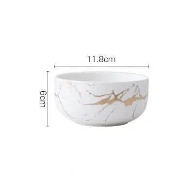 Marble Glaze Ceramic Party Tableware – alternate view 19