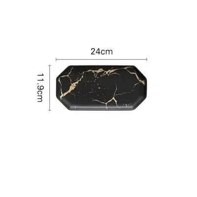 Marble Glaze Ceramic Party Tableware – alternate view 21