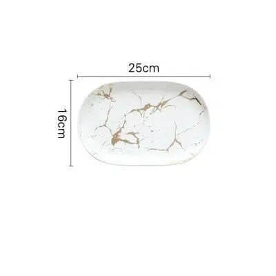 Marble Glaze Ceramic Party Tableware – alternate view 23