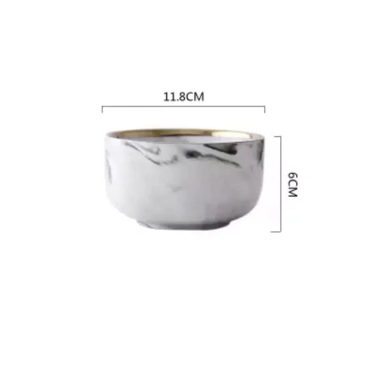 Marble Pattern Porcelain Plate Set – alternate view 6