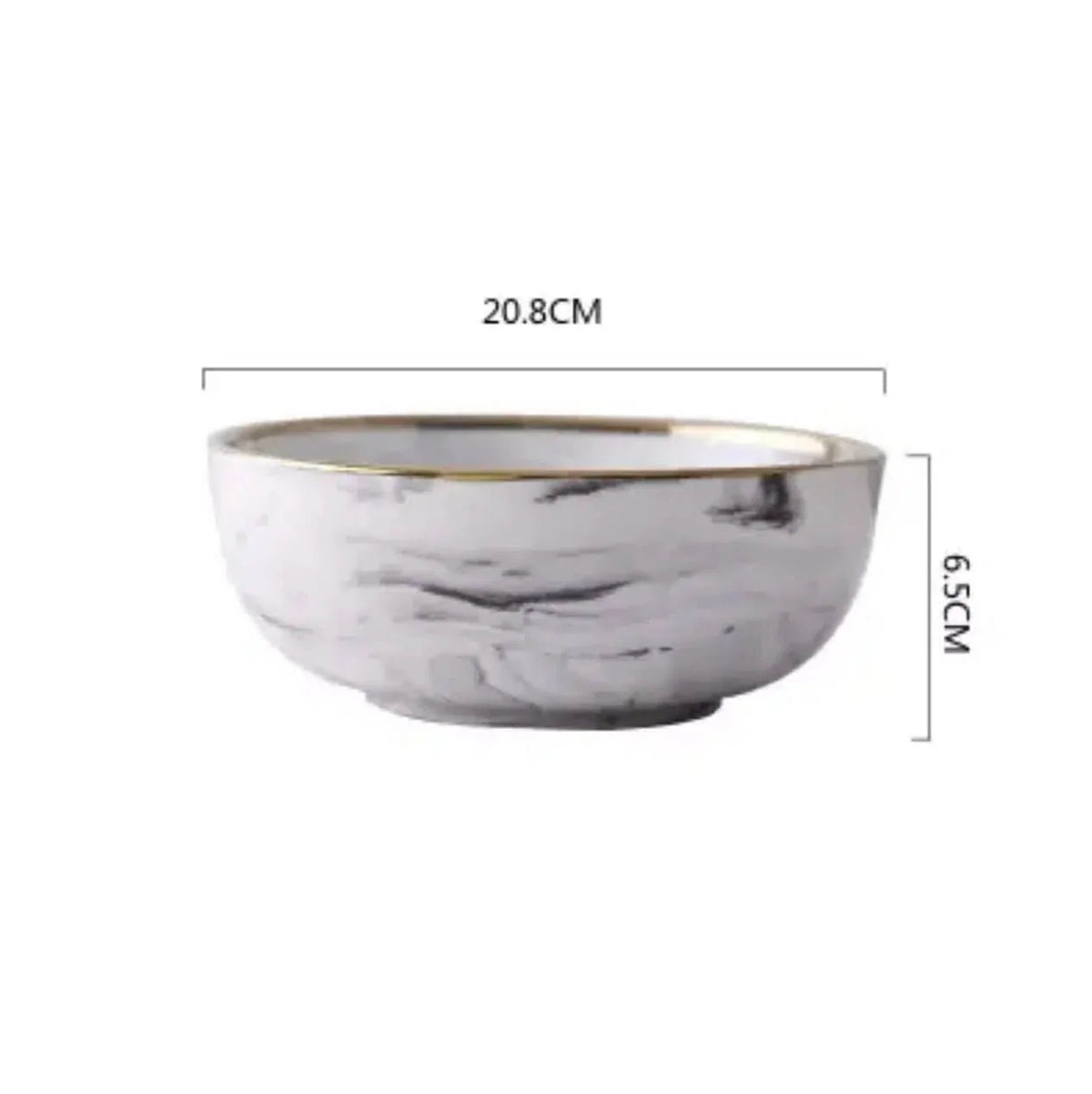Marble Pattern Porcelain Plate Set – alternate view 7