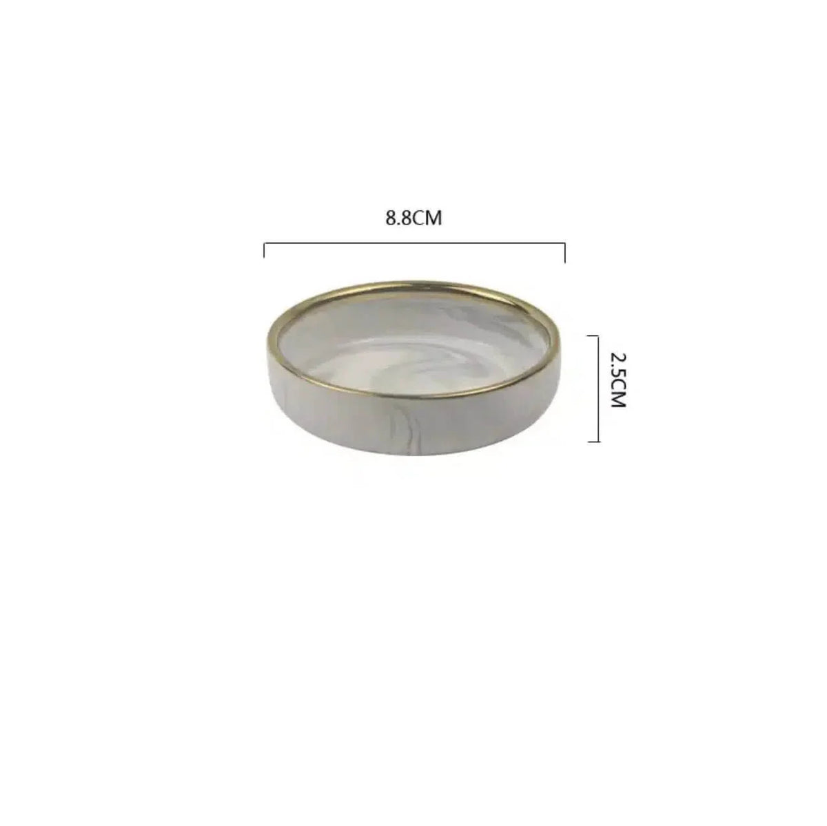 Marble Pattern Porcelain Plate Set – alternate view 5