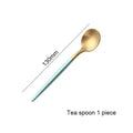 Mint Green & Gold Cutlery Set – alternate view 6