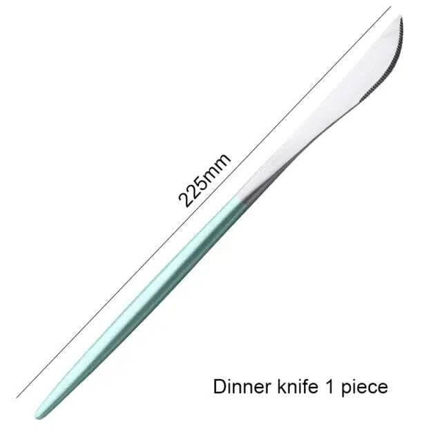 Mint Green & Gold Cutlery Set – alternate view 19