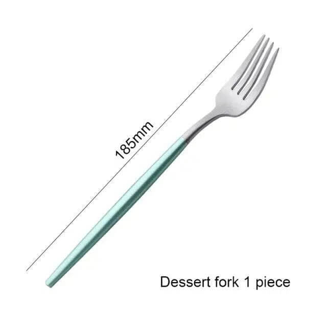 Mint Green & Gold Cutlery Set – alternate view 17