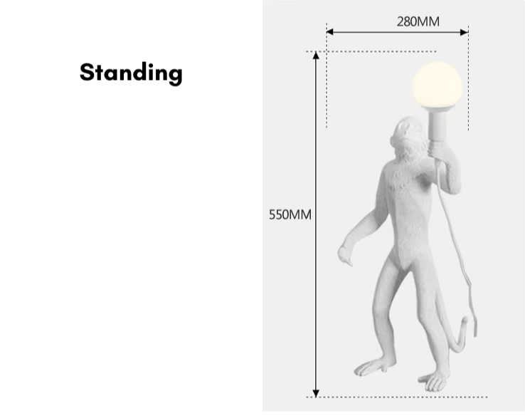 Monkey Table Lamp – alternate view 25