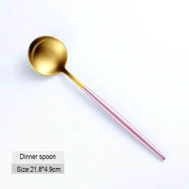 Pink & Gold Cutlery Set – alternate view 6